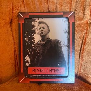 Spirit Framed Backing with Orange Fabric Accent